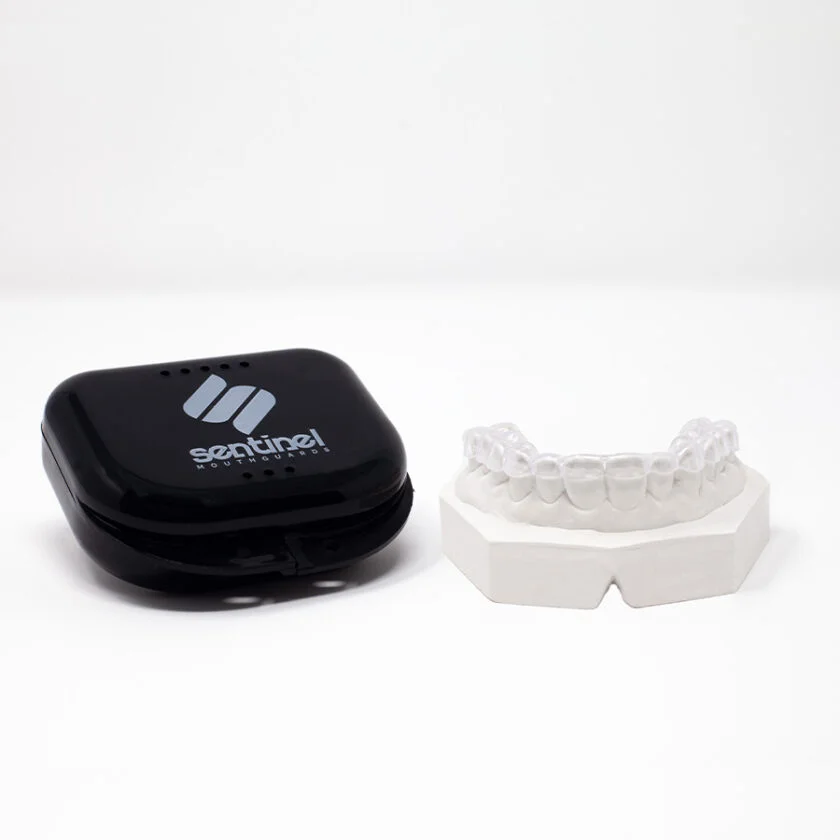 hard dental night guard for teeth grinding and jaw clenching