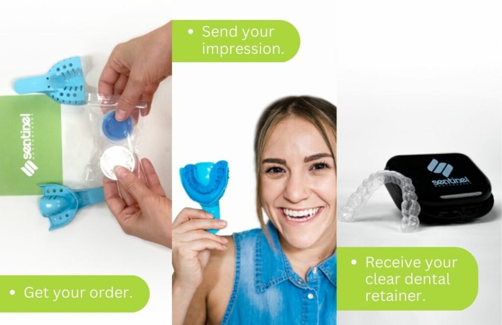 how it works to receive your custom dental retainers