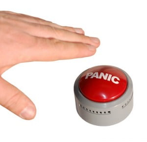 no need to hit the panic button