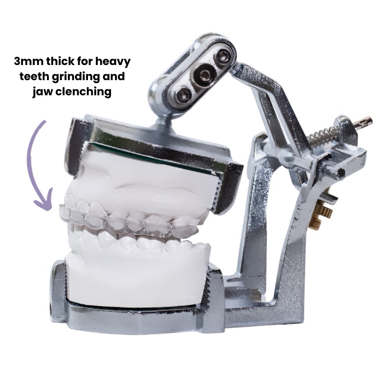durable thickness for heavy teeth grinding
