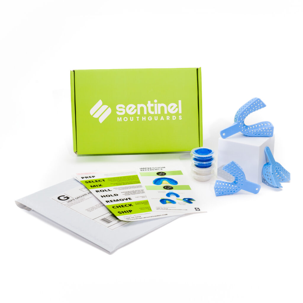 what you get in the sentinel mouthguards impression kit