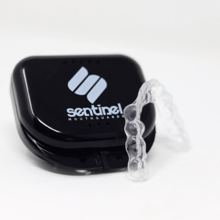 no-show invisible daytime mouth guard for teeth clenching