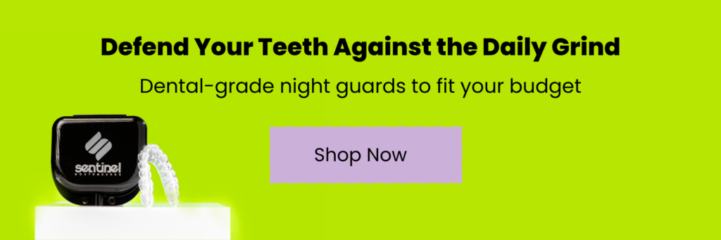 defend your teeth against the daily grind graphic