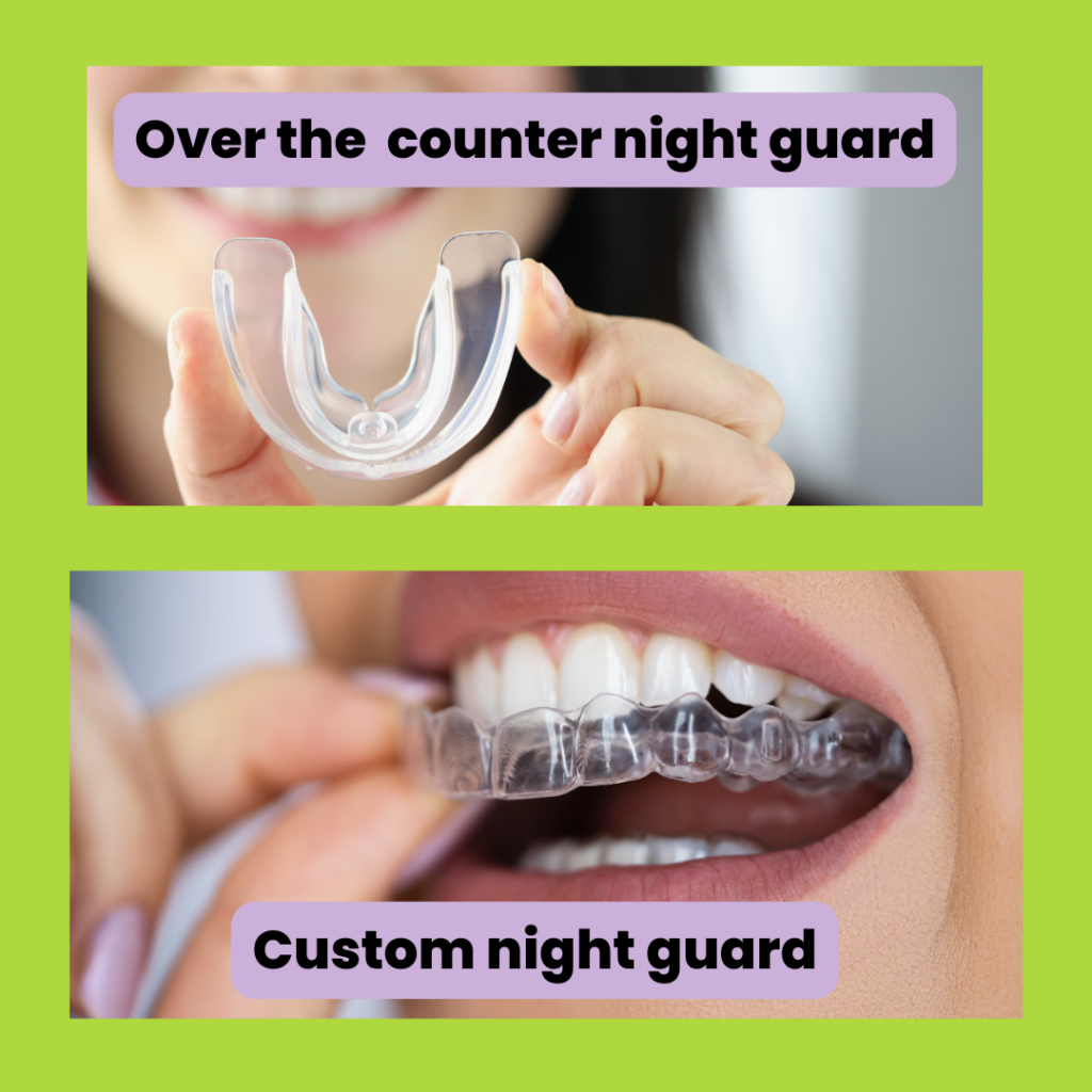 store bought night guard vs custom made night guard